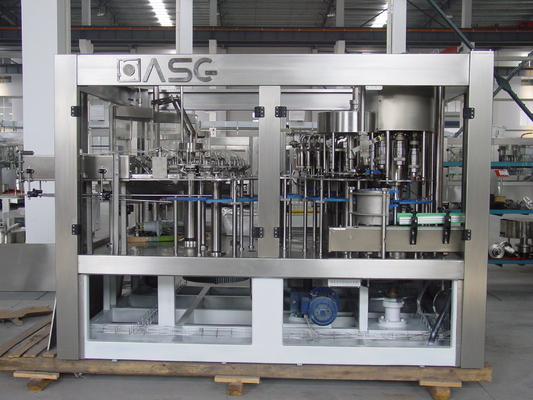 3 in 1 Automatic Juice Filling Machine With Pet Bottle / PLC Control Hot