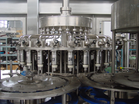 3 in 1 Automatic Juice Filling Machine With Pet Bottle / PLC Control Hot