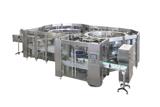 3 In 1 Mineral Water Volumetric Filling Machine With PET Bottles