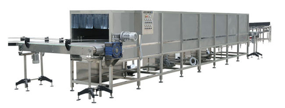 WP Series Spray Bottle Cooling Tunnel For Hot Filling Drink Machine